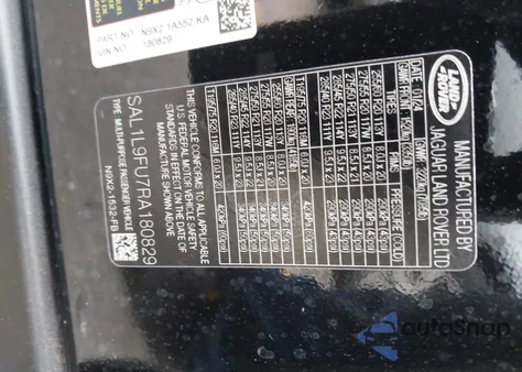 2024 Land Rover Range Rover Sport Dynamic Se z USA, uszkodzony, nr VIN SAL1L9FU0RA178551